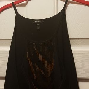 Escada Knit Sequined Halter top